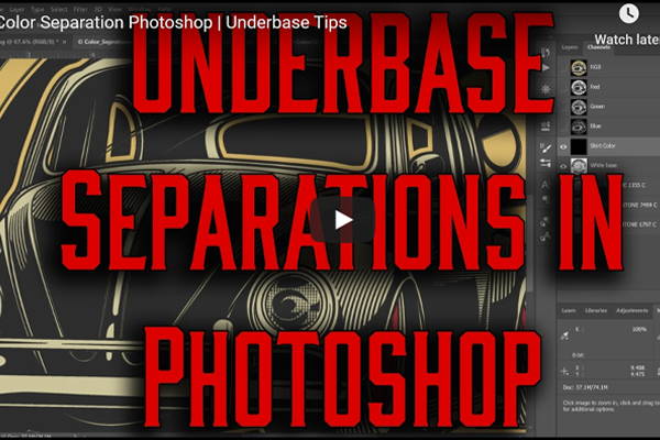Underbase Color Separation in Photoshop