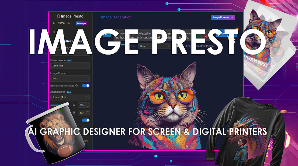 Generate Graphics Instantly for Screen Printing with Image Presto